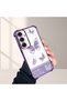 Samsung Galaxy S24 Plus Compatible Kelebek Printed Transparent Silicone Shock-Absorbing Case Stylish and Durable