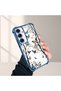 Samsung Galaxy S24 Plus Compatible Kelebek Printed Transparent Silicone Shock-Absorbing Case Stylish and Durable