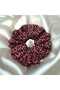 Women's Large Size Red Patterned Rubber Buckle/Hair Rubber Buckle/Hair Accessory - 2