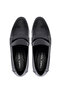 Men's Genuine Leather Black Patent Leather Classic Shoes - 5