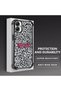 Samsung Galaxy A04E Compatible Transparent Four Corner Silicone Coated Glossy Edge Case Leopard Pattern - 3