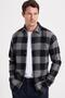Men's Slim Fit slim fit checkered winter lumberjack shirt - 7