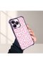 Realme Note 50 Compatible Transparent Four Corner Silicone Coated Glossy Edge Case Leopard Pattern - 4