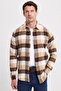 Men's Slim Fit slim fit checkered winter lumberjack shirt - 7