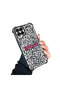 Samsung Galaxy M33 Compatible Transparent Four Corner Silicone Coated Glossy Edge Case Leopard Pattern - 2
