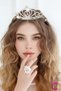 Zircon Stone Non-Slip Girls' Princess Crown Silver - Party Birthday Quran Hair Band Comb Barrette - 3