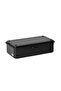 T-190 Tool Storage Box Black Metal Storage Box