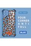 Samsung Galaxy M33 Compatible Transparent Four Corner Silicone Coated Glossy Edge Case Leopard Pattern