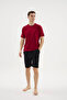 100% Cotton New Season Men's Crew Neck Summer Shorts Set - 8