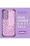 Samsung Galaxy A33 5g Compatible Transparent Four Corners Silicone Coated Glossy Edge Case Leopard Pattern