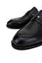 Men's Genuine Leather Black Classic Shoes - 3