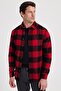 Men's Slim Fit slim fit checkered winter lumberjack shirt - 7