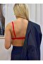 Valentine's Day Special Red Micro Wire-Free Gathered Bralette Bra - 3