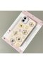 iPhone 12/12 Pro Compatible White Leather Textured Silicone Protects Camera Shock-Absorbing Case Evil Eye Bead - 2