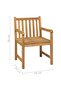 9 Piece Garden Dining Set 200x100 cm Solid Teak Wood - 3