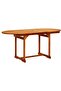 5 Piece Garden Dining Set Solid Wood Acacia 120-170 cm - 2