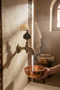 Ottoman Hammam Kurna Faucet Antique Color Heavy Model Patterned Brass Suitable for All Bathrooms - 2