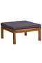 7 Piece Garden Lounge Set with Cushion Solid Acacia Wood - 5