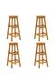 5 Piece Garden Bar Set Solid Wood Acacia - 7