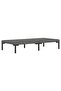 9 Piece Garden Lounge Set with Cushions Poly Rattan Dark Grey - 4