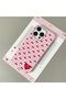 iPhone 15 Pro Max Compatible Pink Leather Textured Silicone Protects Camera Shock-Absorbing Case Elegant Style - 3