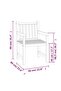 5 Piece Garden Dining Set Solid Wood Teak - 3