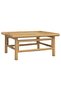 5 Piece Garden Lounge Set with Light Grey Cushions Bamboo - 6