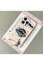 iPhone 15 Pro Compatible White Leather Textured Silicone Protects Camera Shock-Absorbing Case Stitch - 3