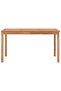 5 Piece Garden Dining Set 140x80 cm Solid Teak Wood - 8