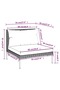 7 Piece Garden Lounge Set with Cushions Poly Rattan Dark Grey - 7