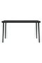 7 Piece Garden Dining Set Black - 5