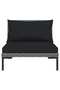 11 Piece Garden Lounge Set with Cushions Poly Rattan Dark Grey - 2