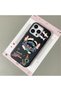 iPhone 15 Pro Max Compatible Black Leather Textured Silicone Protects Camera Shock-Absorbing Case Stitch - 3