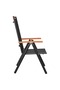 Dining Set | Black | Powder-Coated Aluminium, Textilene, WPC | Medium - 4