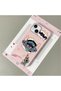 iPhone 14 Plus/15 Plus Compatible Pink Leather Textured Silicone Protects Camera Shock-Absorbing Case Stitch - 2