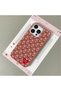 iPhone 15 Pro Compatible Brown Leather Textured Silicone Protects Camera Shock-Absorbing Case Elegant Style - 3