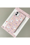 iPhone 12/12 Pro Compatible Pink Leather Textured Silicone Protects Camera Shock-Absorbing Case Büğüm - 2