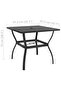 3 Piece Garden Dining Set Textilene and Steel - 3