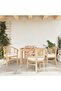 5 Piece Garden Dining Set Solid Wood Teak