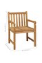 7 Piece Garden Dining Set 180x90 cm Solid Teak Wood - 3