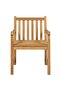 5 Piece Garden Dining Set 160x80 cm Solid Teak Wood - 4
