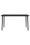 5 Piece Garden Dining Set Black - 5