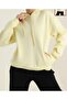 Yellow Fleece-Lined Hooded Three-Strand Women's Sweatshirt
