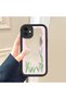 iPhone 11 Compatible Bowknot Mirror Case Silicone Full Protection Elegant Tulip - 3