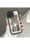 Bowknot Mirror Case Compatible with iPhone 16 Pro Silicone Full Protection