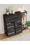 16-Drawer Tall Dresser with Clothes Rack Storage Dresser for Bedroom for Clothes, Shoes, Accessories
