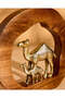 Gold Camel In Wooden Ring - 3