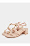 Women Pink Strappy Block Heel Sandals - 2