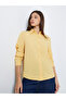 Women Yellow Long Sleeve Collared Shirt - 3