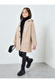 Girls Hooded Coat with Buttons